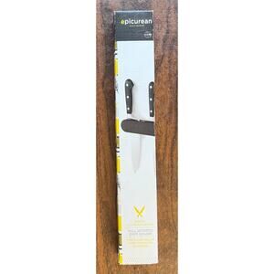 Epicurean 12" X 1" Black Wall Mounted Knife Block Holder New In Box
